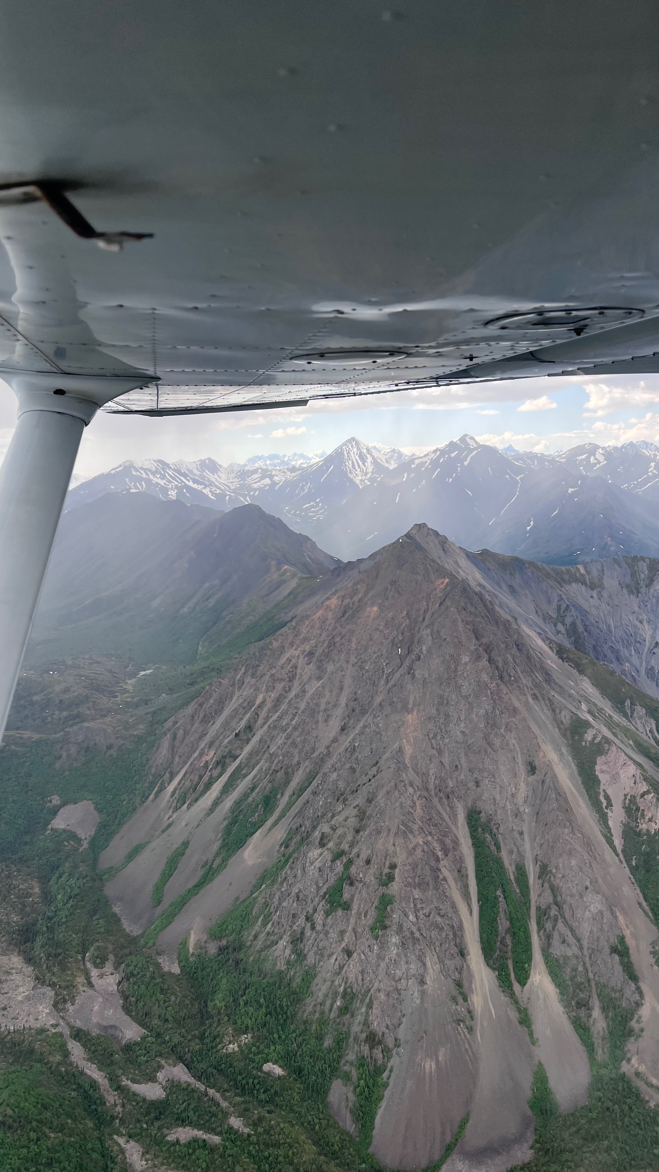 flying into Alaska