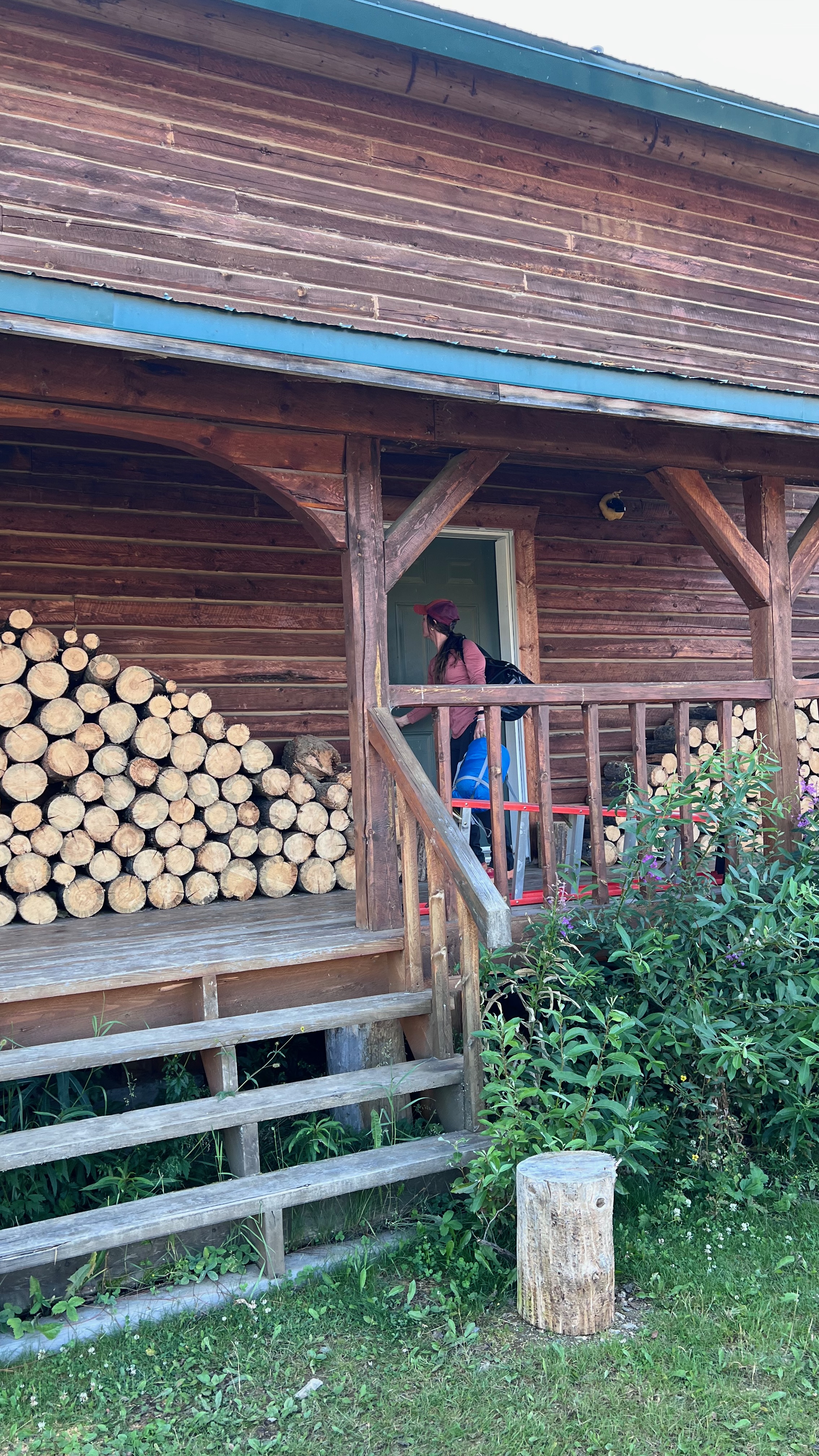 Cabin stop north of Mackenzie